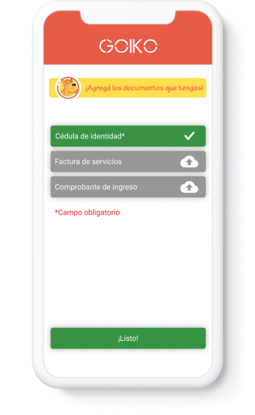 Goiko App - Préstamos